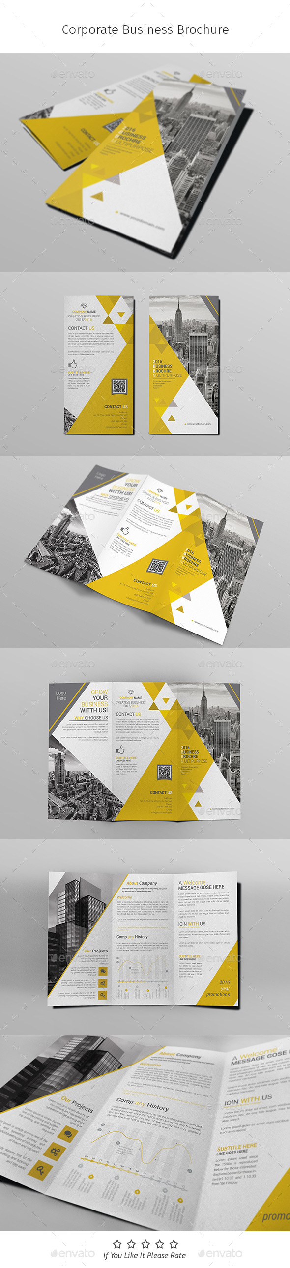A4 Corporate Business Flyer Template Vol 10 - Corporate Brochures