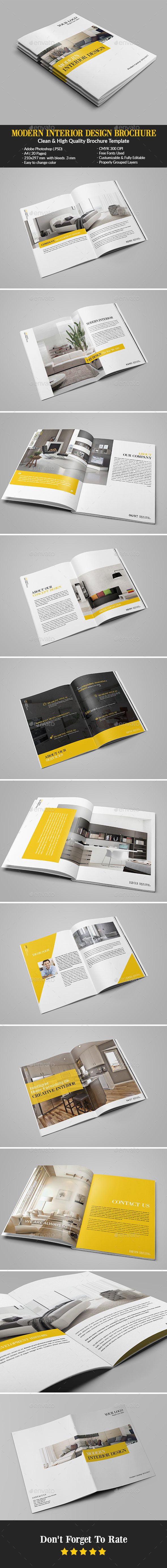 Modern Interior Design Brochure/Catalog - Catalogs Brochures