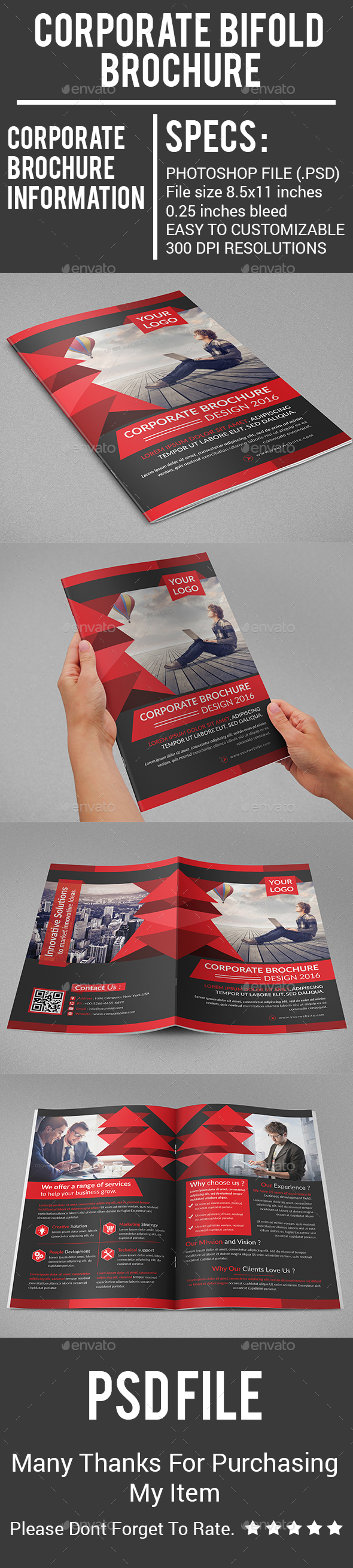 Corporate BiFold Brochure - Corporate Brochures
