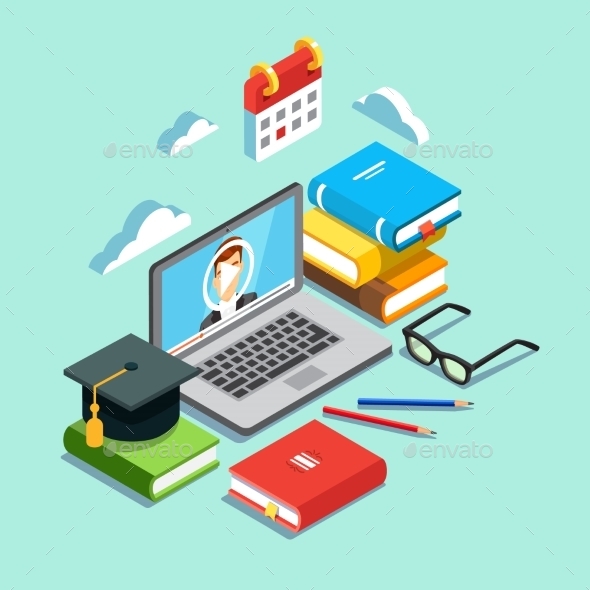 Online Education Concept - Web Technology
