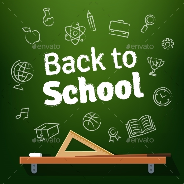 Back to School Concept Banner - Miscellaneous Conceptual