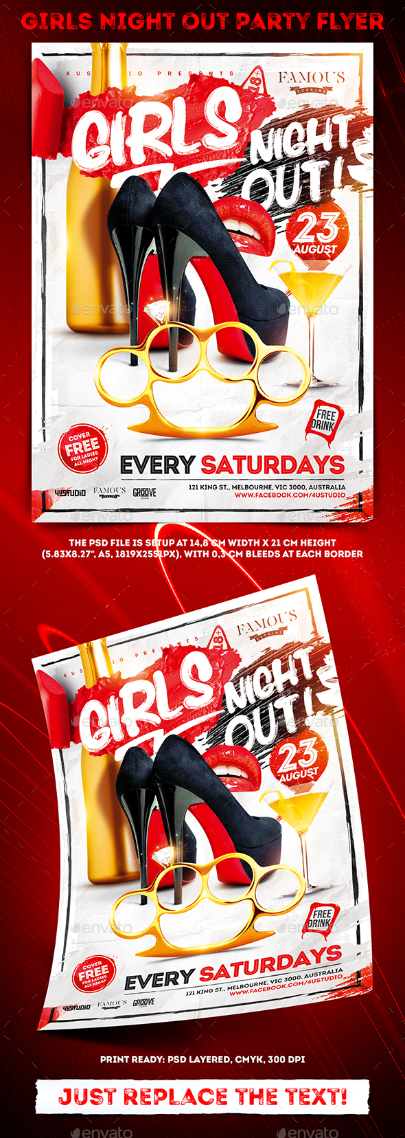 Girls Night Out Party Flyer vol.2 - Clubs & Parties Events
