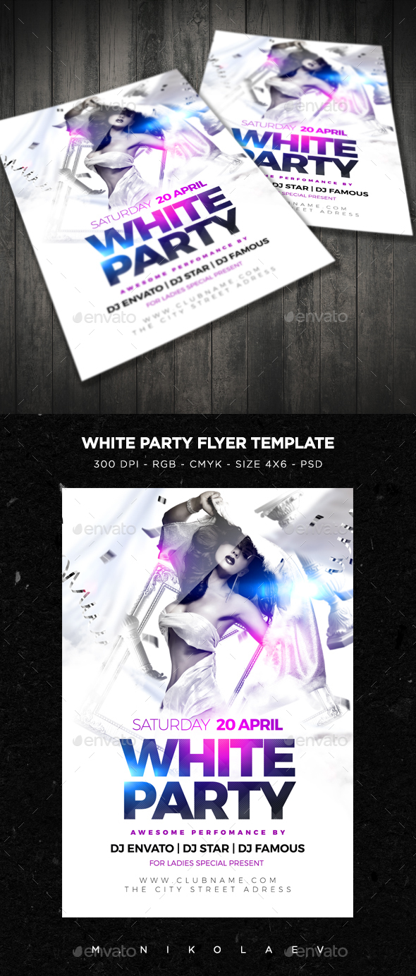 White Party Flyer - Clubs & Parties Events