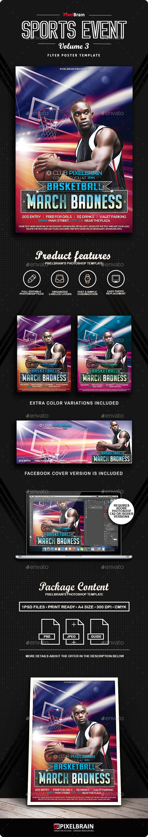 Basketball Flyer/Poster Vol. 3 - Sports Events