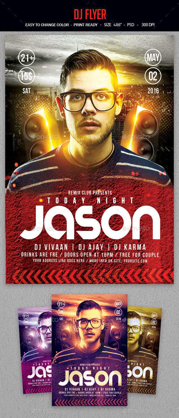 Dj Flyer - Clubs & Parties Events