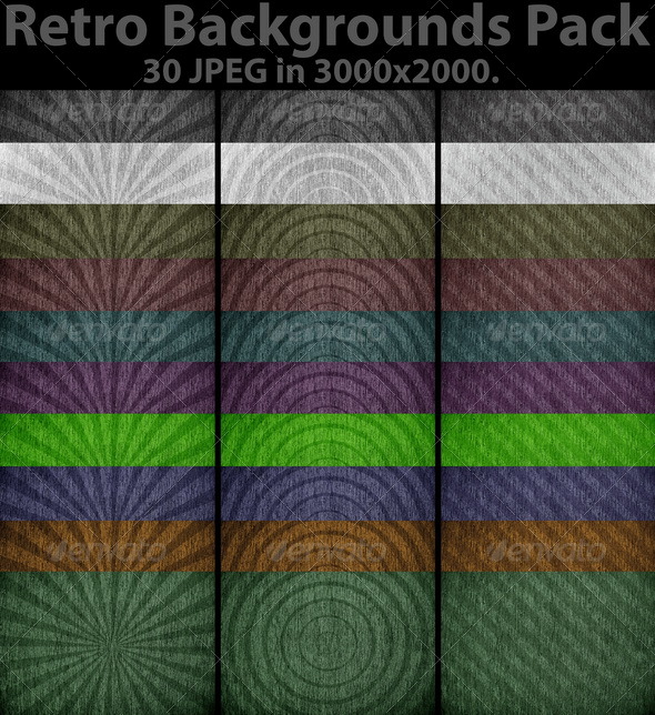 Retro Backgrounds Pack