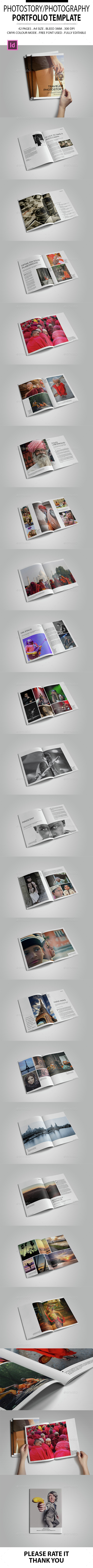 Photostory/Photography Portfolio Template - Portfolio Brochures