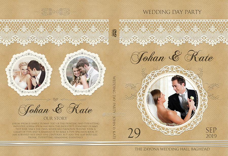 wedding dvd cover background