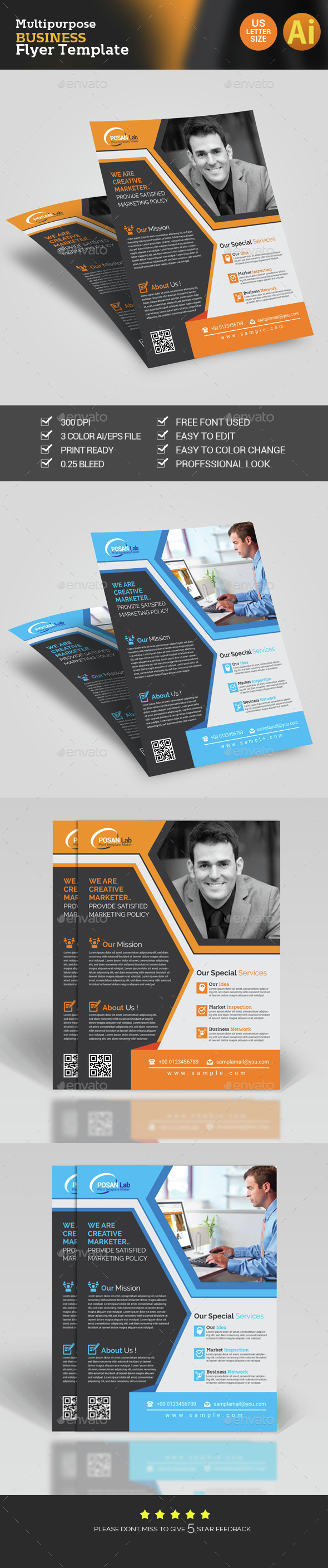 Corporate Business Flyer - Corporate Flyers