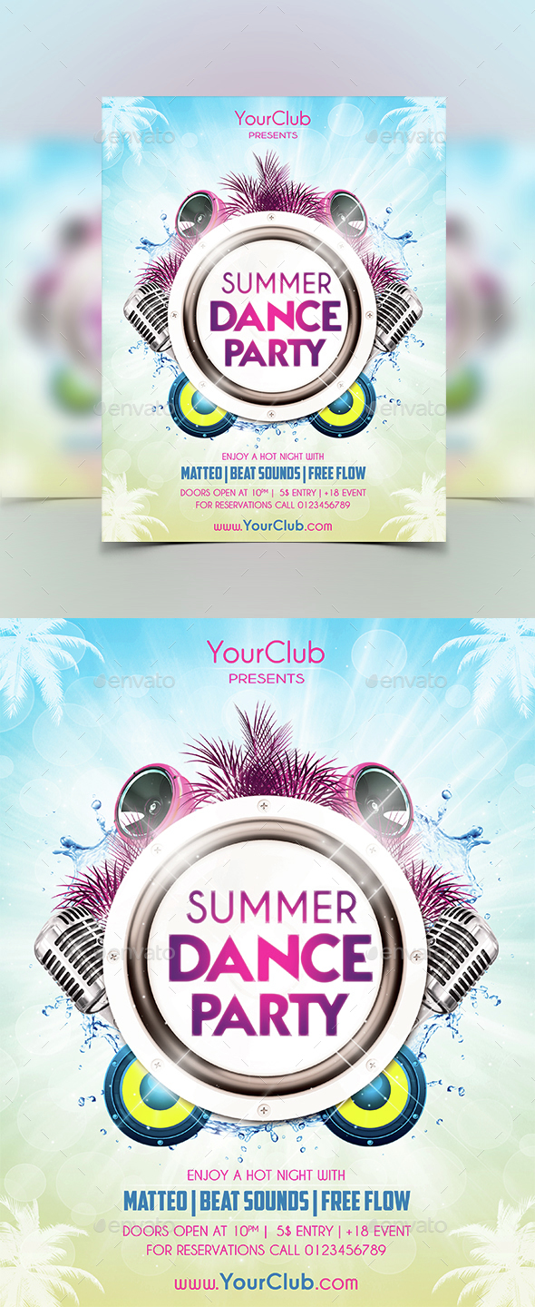 Summer Party Flyer - Events Flyers