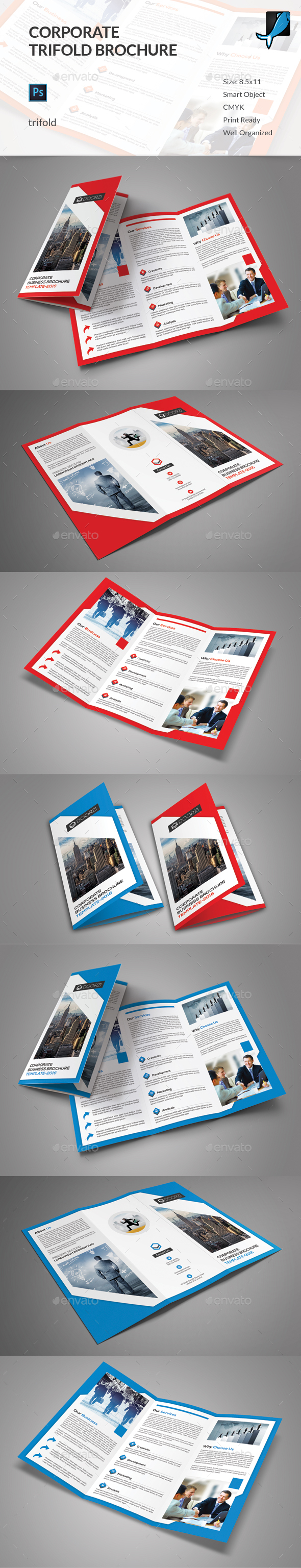Corporate Trifold Brochure - Corporate Brochures