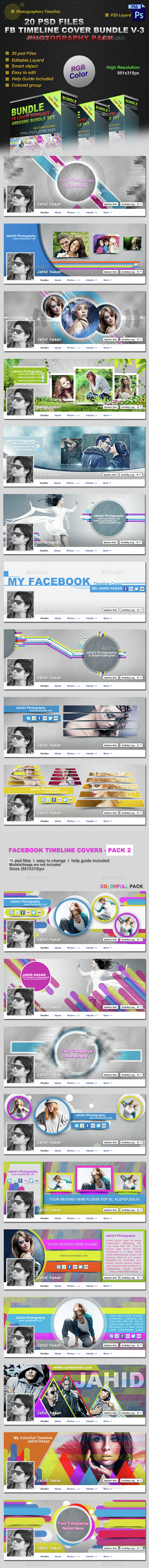 FB Timeline Cover Bundle - Facebook Timeline Covers Social Media