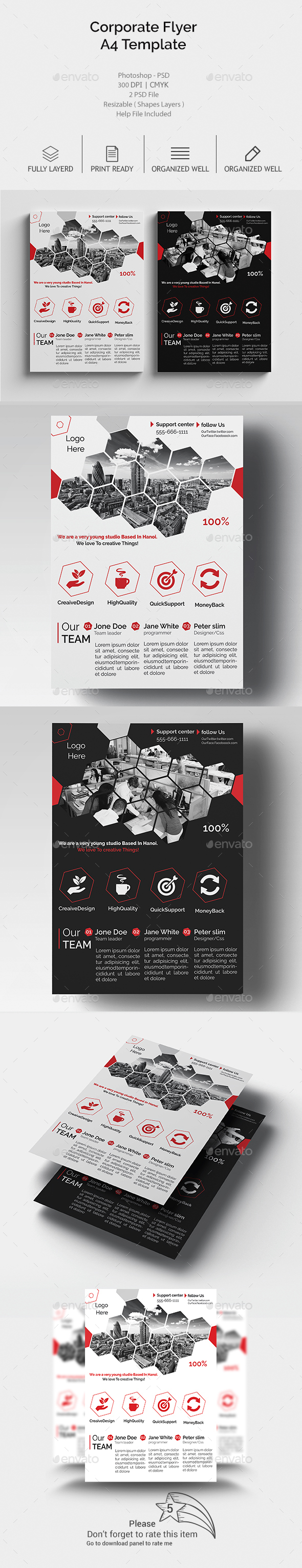 A4 Corporate Flyer 01 - Corporate Flyers
