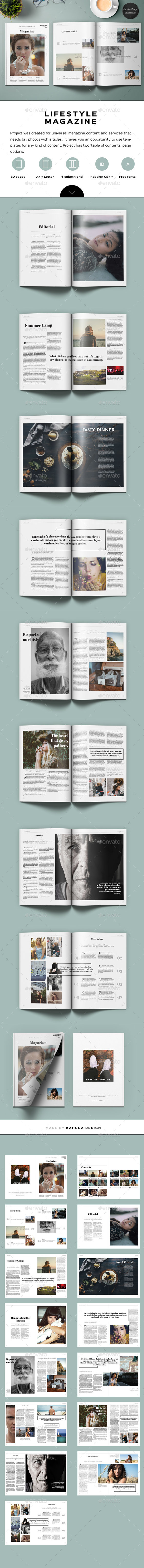 Lifestyle Universal Magazine - Magazines Print Templates