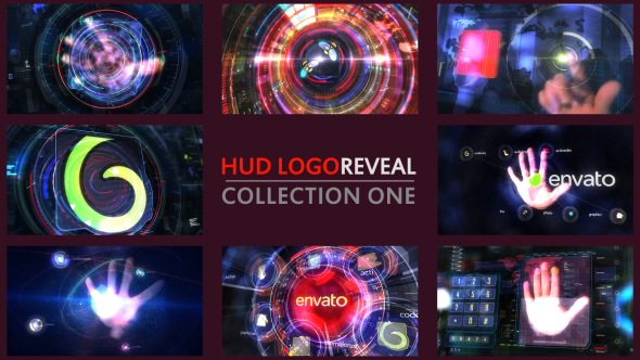 Hand HUD Logo - VideoHive 14879056