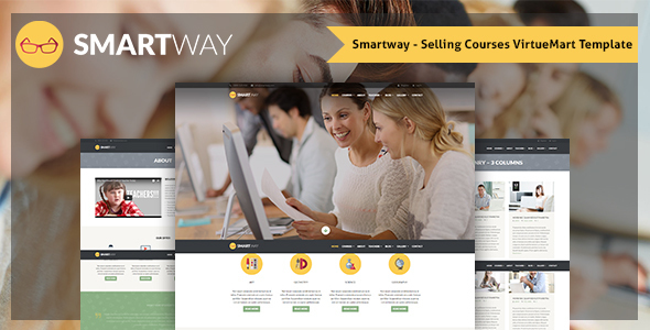 Smartway – Selling Courses VirtueMart Template - VirtueMart Joomla