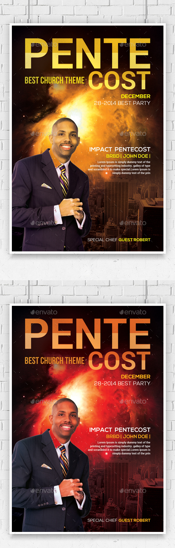 Pentecost Church Flyer - Church Flyers