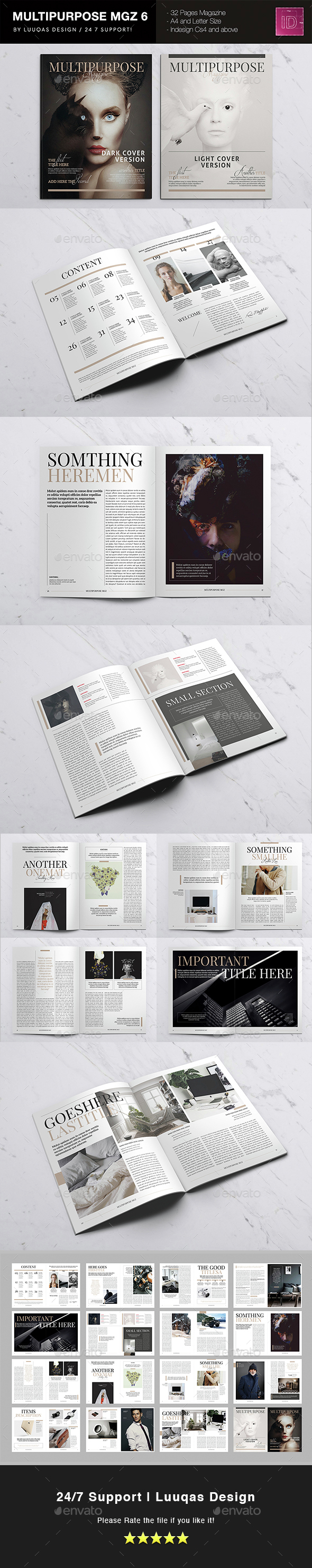 Multipurpose Magazine 6 - Magazines Print Templates