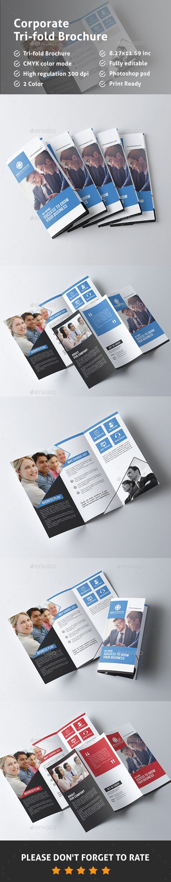 Corporate Tri-fold Brochure - Corporate Brochures