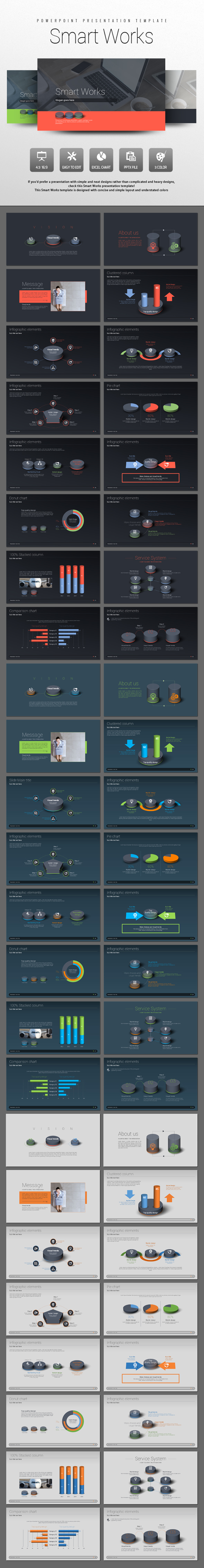 Smart Works - PowerPoint Templates Presentation Templates