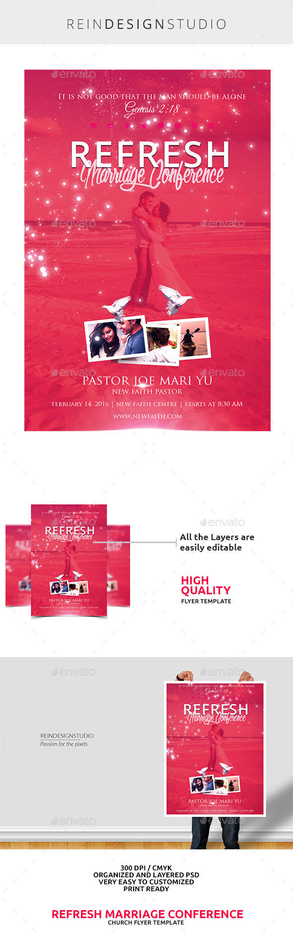 Refresh Marriage Conference - Church Flyers