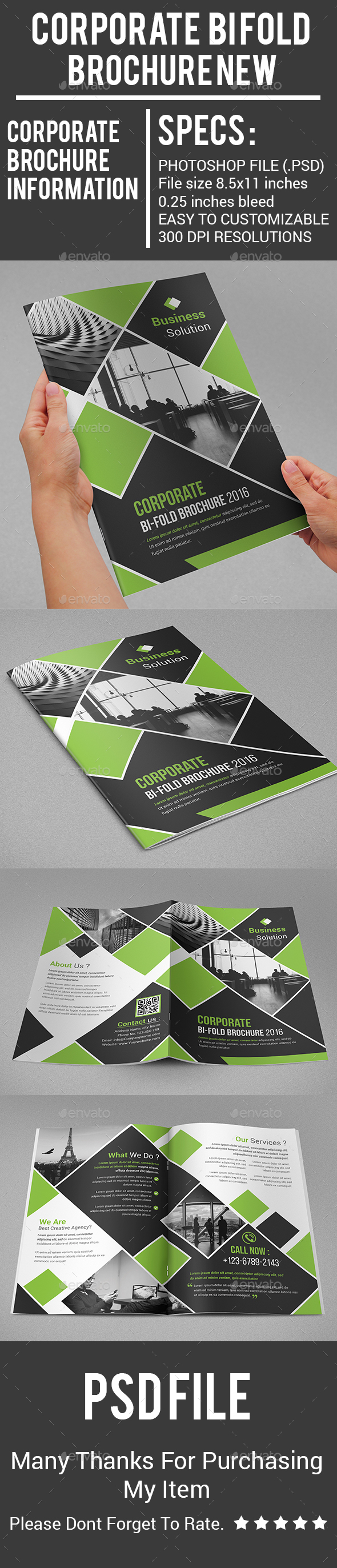 Corporate Bi Fold Brochure New - Corporate Brochures