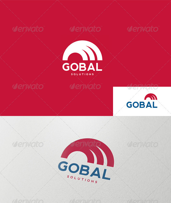 Abstract Semicircle Logo - Abstract Logo Templates