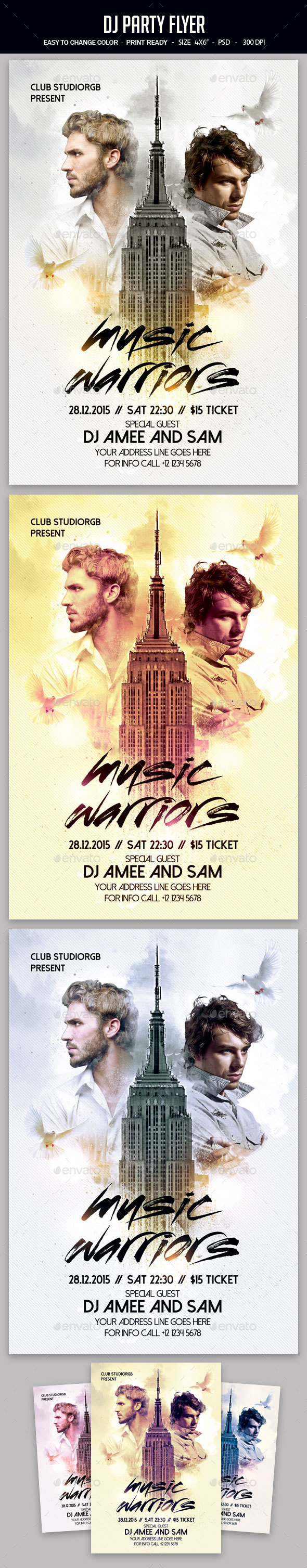 DJ Party Flyer - Clubs & Parties Events