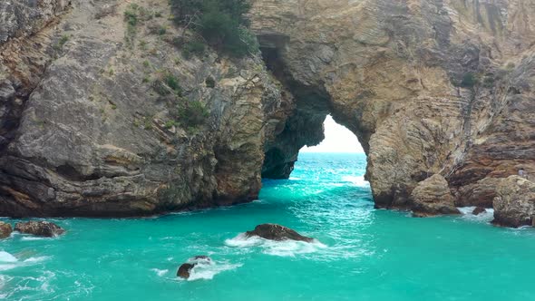 Blue Lagoon in Turkey Filmed on a Drone alt