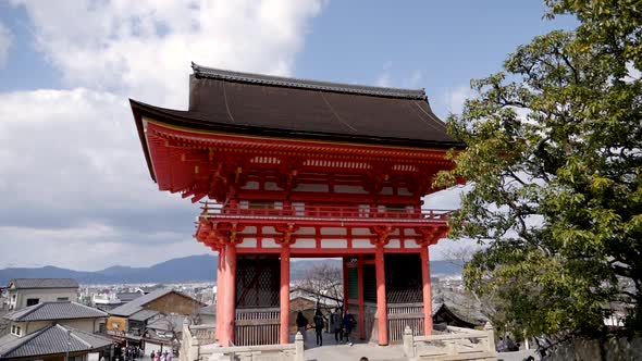 The Pagoda of KiyomizuDera Buddhist Temple in Kyoto Japan alt