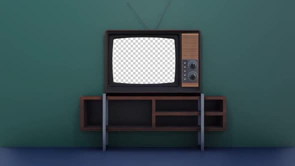 Old Retro Tv Trans II Reverse alt