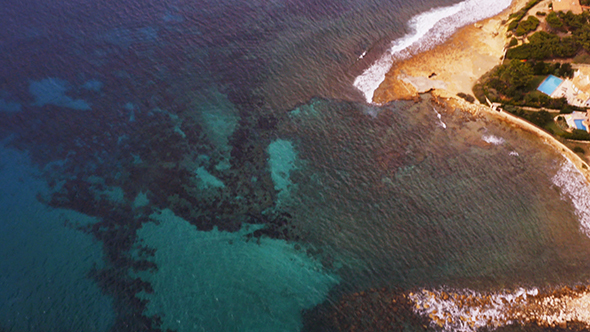 Aerial Footage of a Beach 