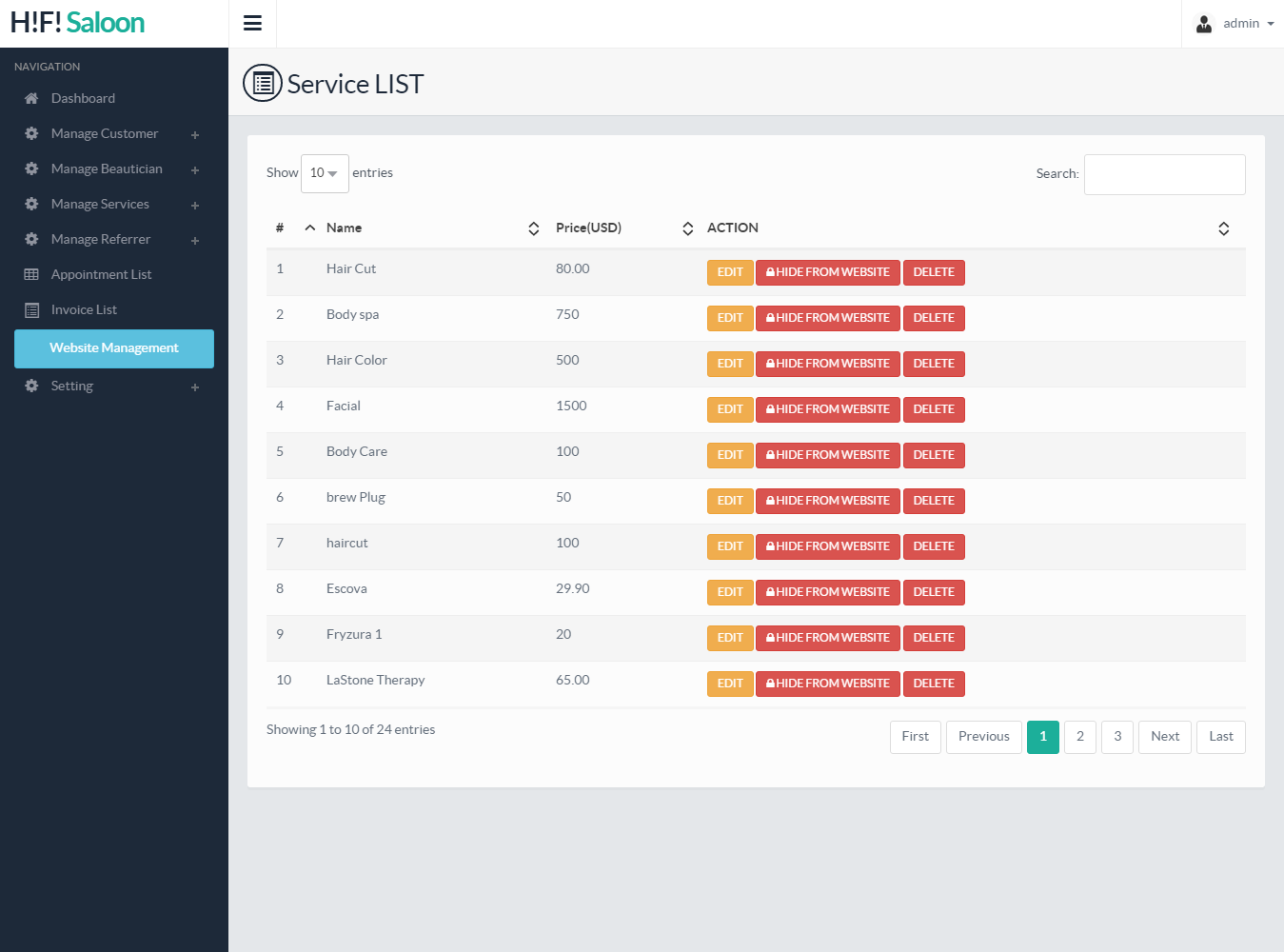 HiFiSaloon - Parlour & Saloon Management System by rifat636 | CodeCanyon