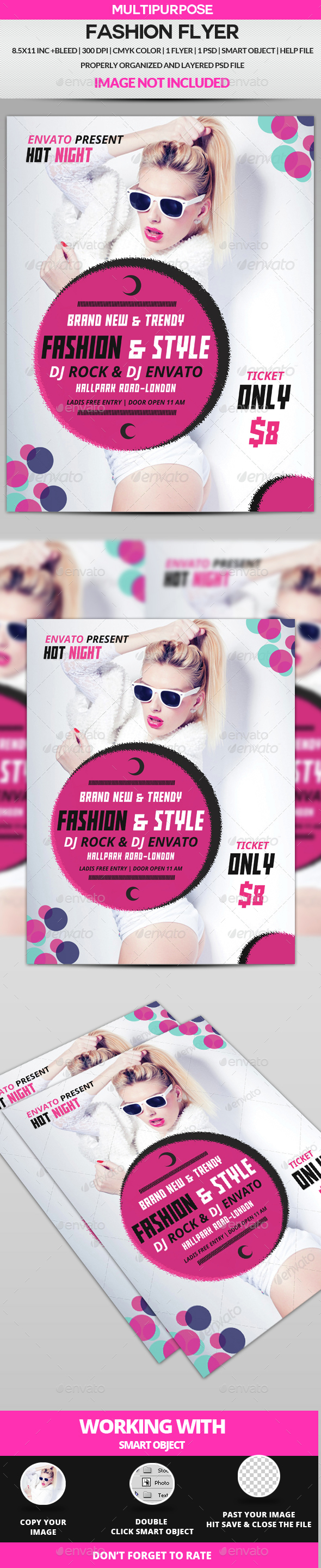 Fashion Flyer - Clubs & Parties Events