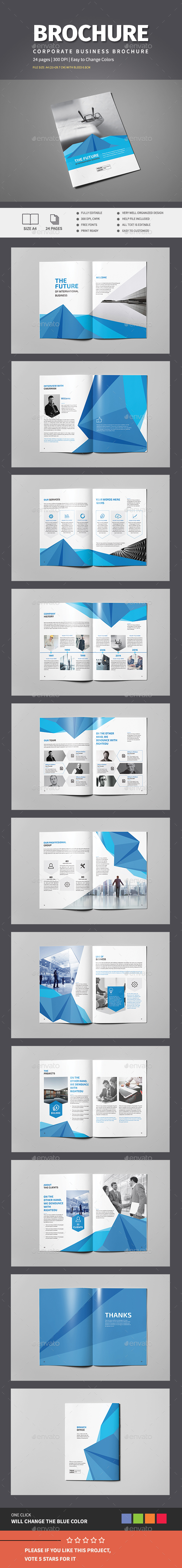 Business Brochure Template - Corporate Brochures
