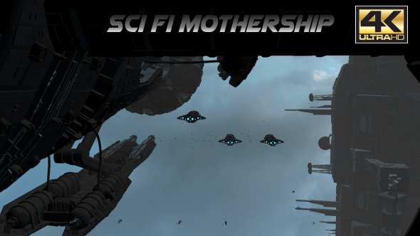 3D Sci-Fi Mothership