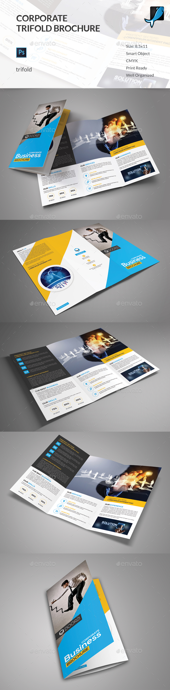 Corporate Trifold Brochure - Corporate Brochures