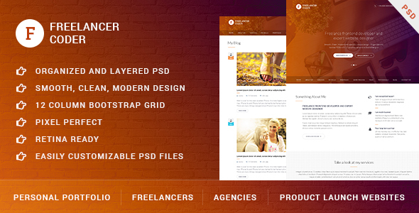 Freelancer Coder - ThemeForest 14906776