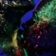 Erotic Couple From Ultraviolet Light Gently Caress Each Other - VideoHive Item for Sale