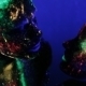 Man And Woman In Makeup Glow In Ultraviolet Light - VideoHive Item for Sale
