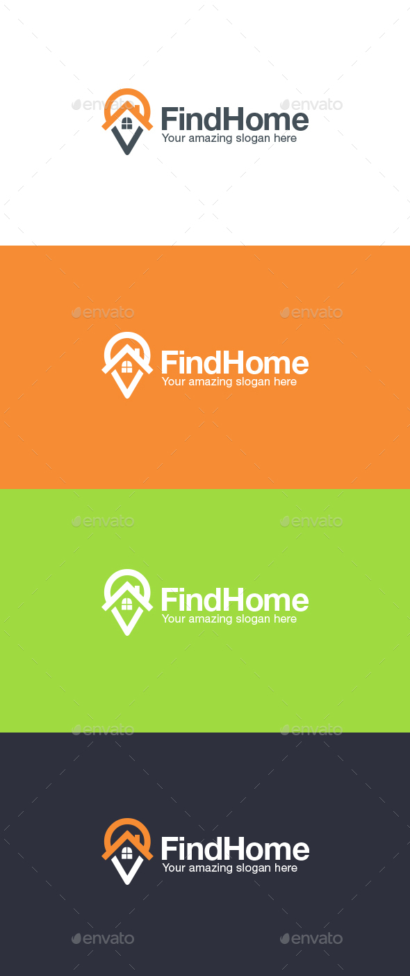 Home Finder Logo Template - Symbols Logo Templates