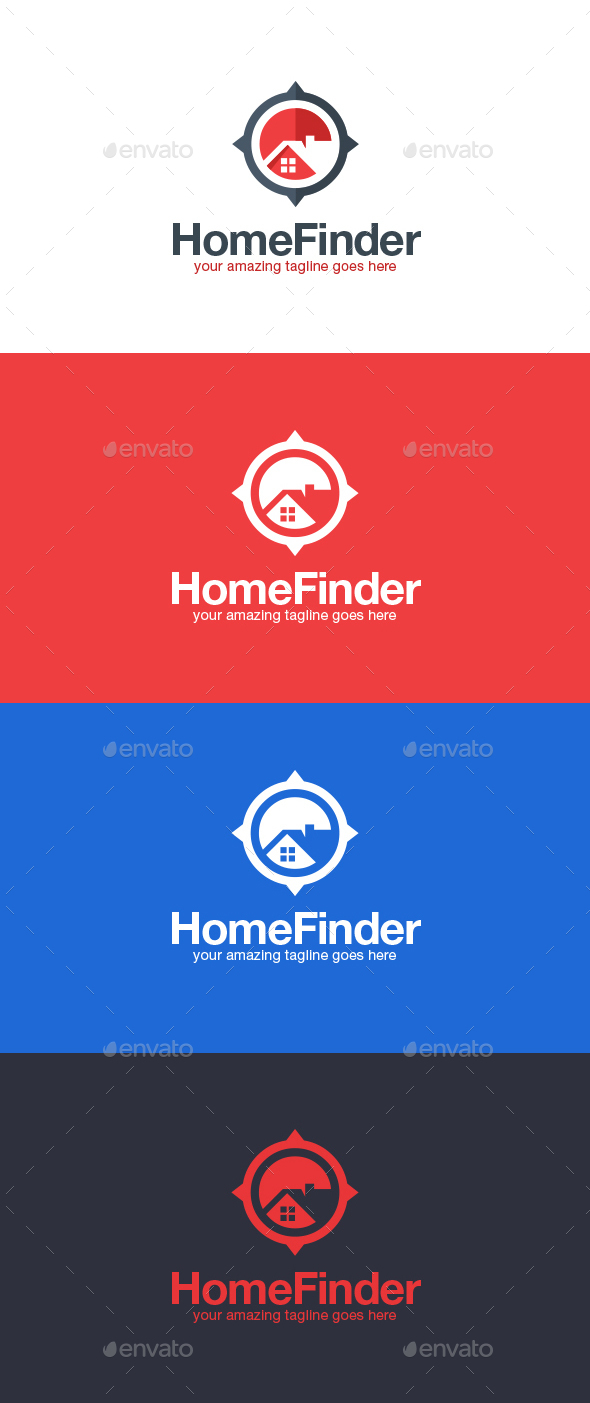 Real Estate Finder Logo Template - Symbols Logo Templates
