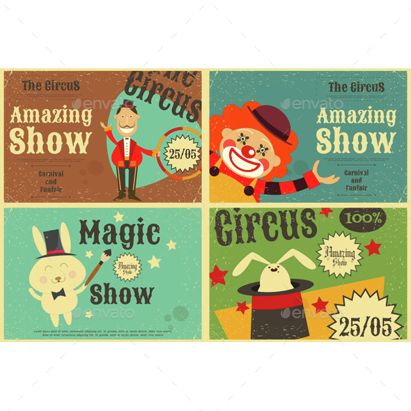 Circus - Characters Vectors