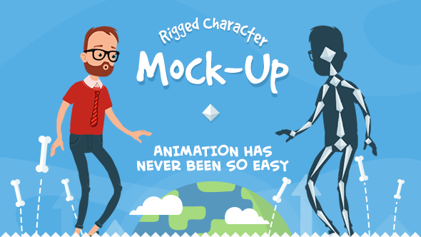 Rigmo - Rigged Character Animation Mockup by creartdesign | VideoHive