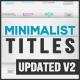 Minimalist Titles - VideoHive Item for Sale