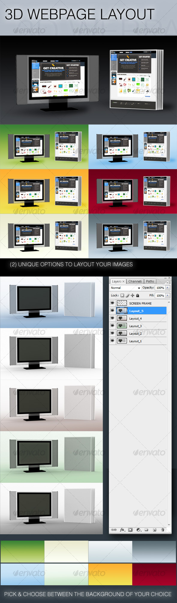 3D Image and Web Layout - Miscellaneous Web Elements