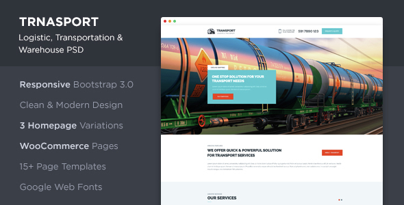 Transport - Logistic - ThemeForest 14914064