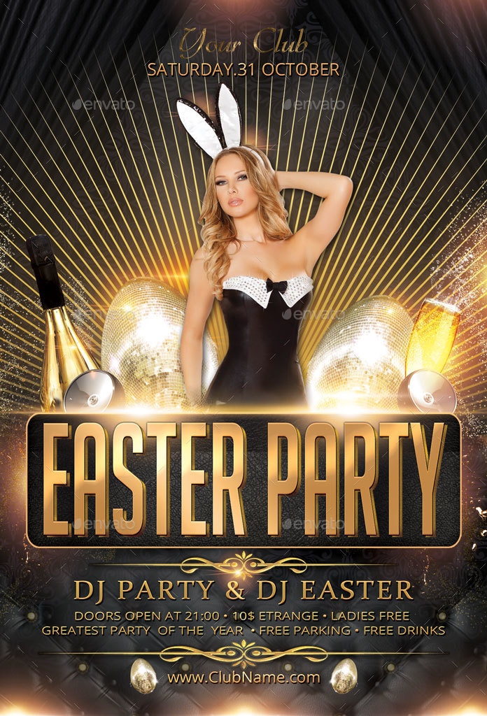easter party flyer