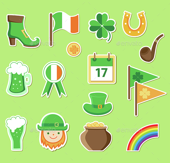 Icons for St. Patrick's Day - Miscellaneous Seasons/Holidays
