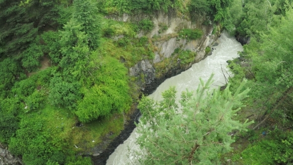 Mountain Stream In Georgia